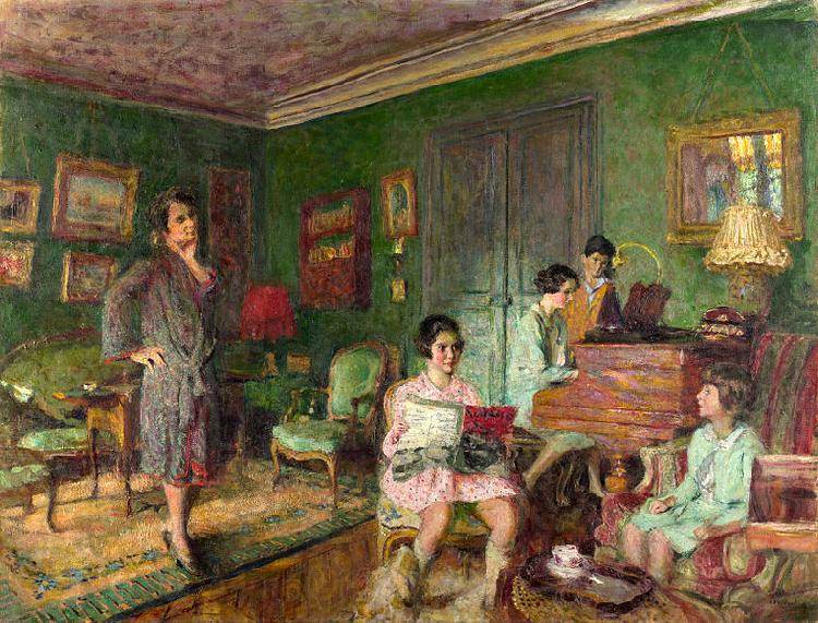 Edouard Vuillard Madame Andre Wormser and her Children France oil painting art